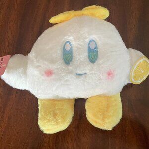NWT! Kirby Plus Toy Holding Lemon 10" x 8"